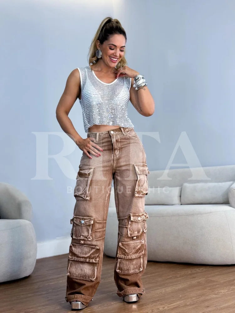 Calça Poder Cargo Blusa