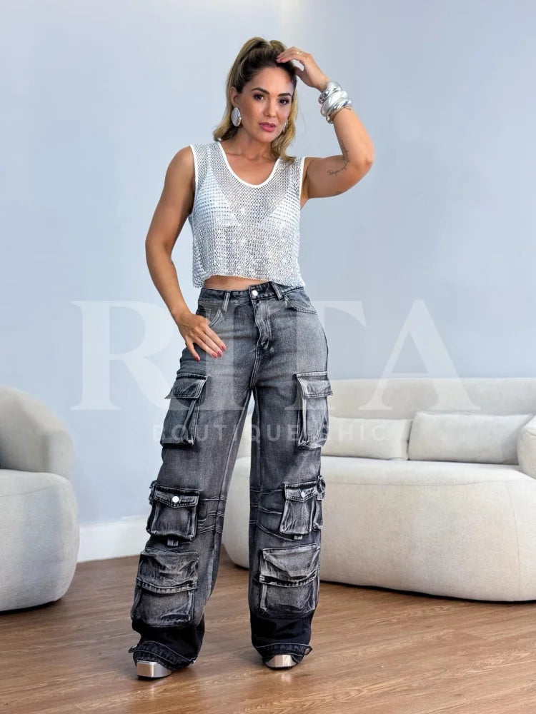 Calça Poder Cargo Blusa