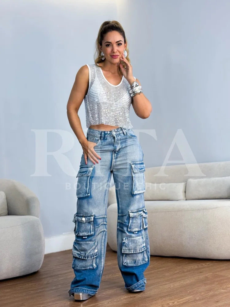 Calça Poder Cargo Blusa