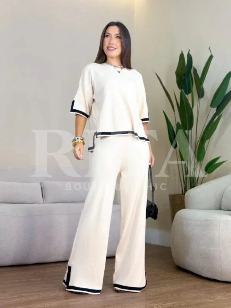 Conjunto Confy Tricot Calça