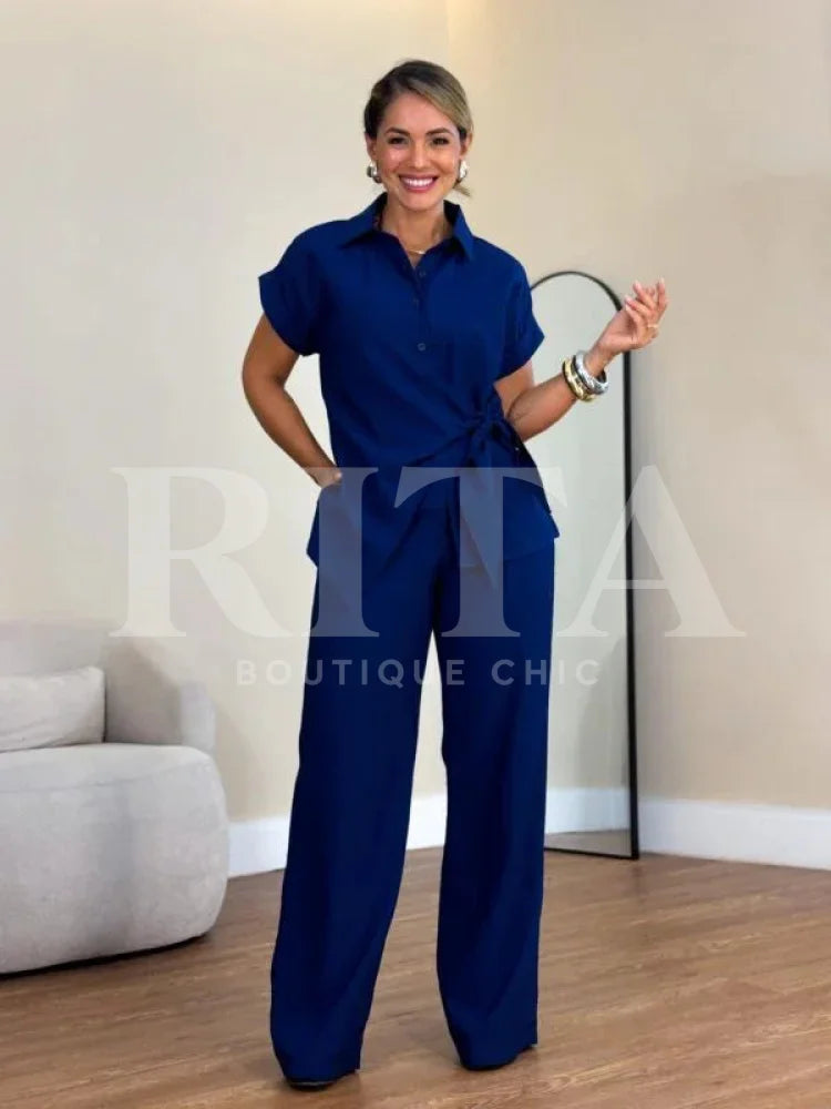 Conjunto Marrant pantalona Calça