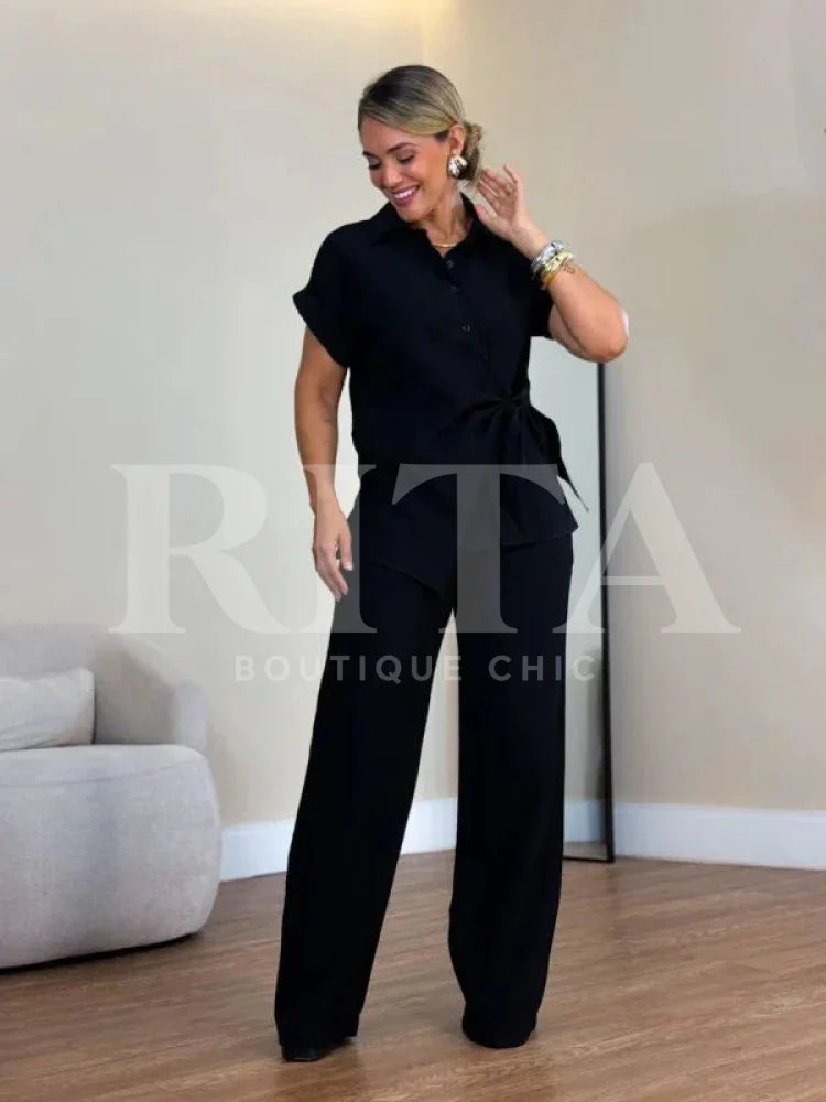 Conjunto Marrant pantalona Calça