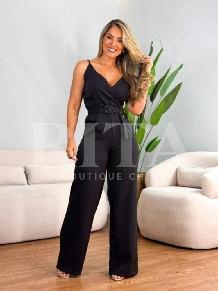 Macacão alfaiataria peito Calça