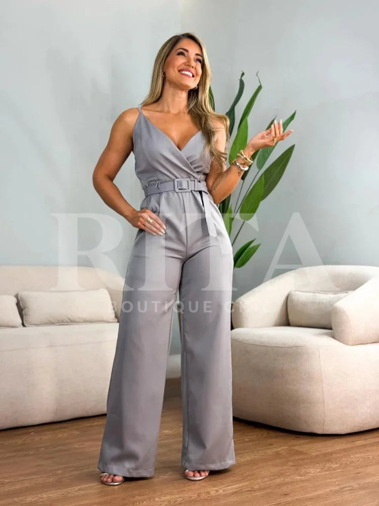 Macacão alfaiataria peito Calça