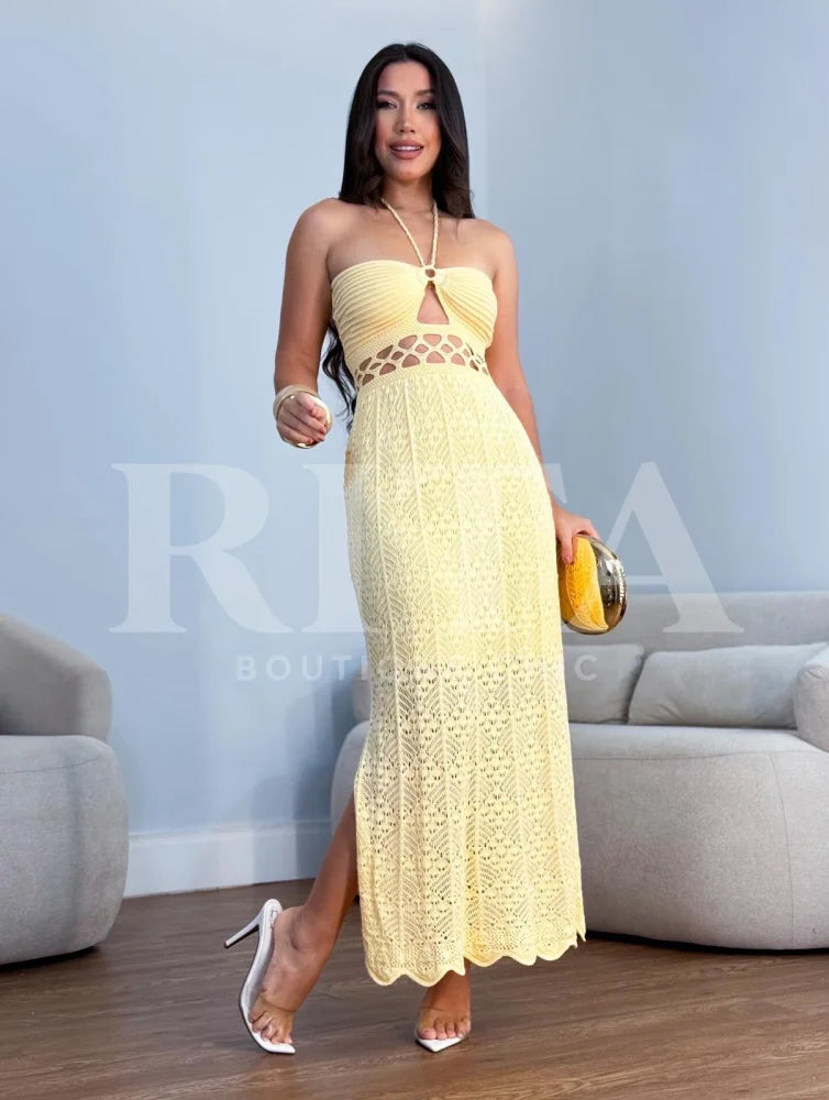 Vestido Amalfi Amarelo vestido