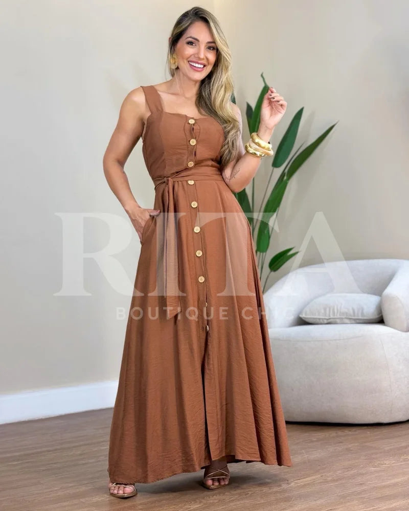 Vestido Bela Rosa cor-05 / unico-36-ao-42 vestido