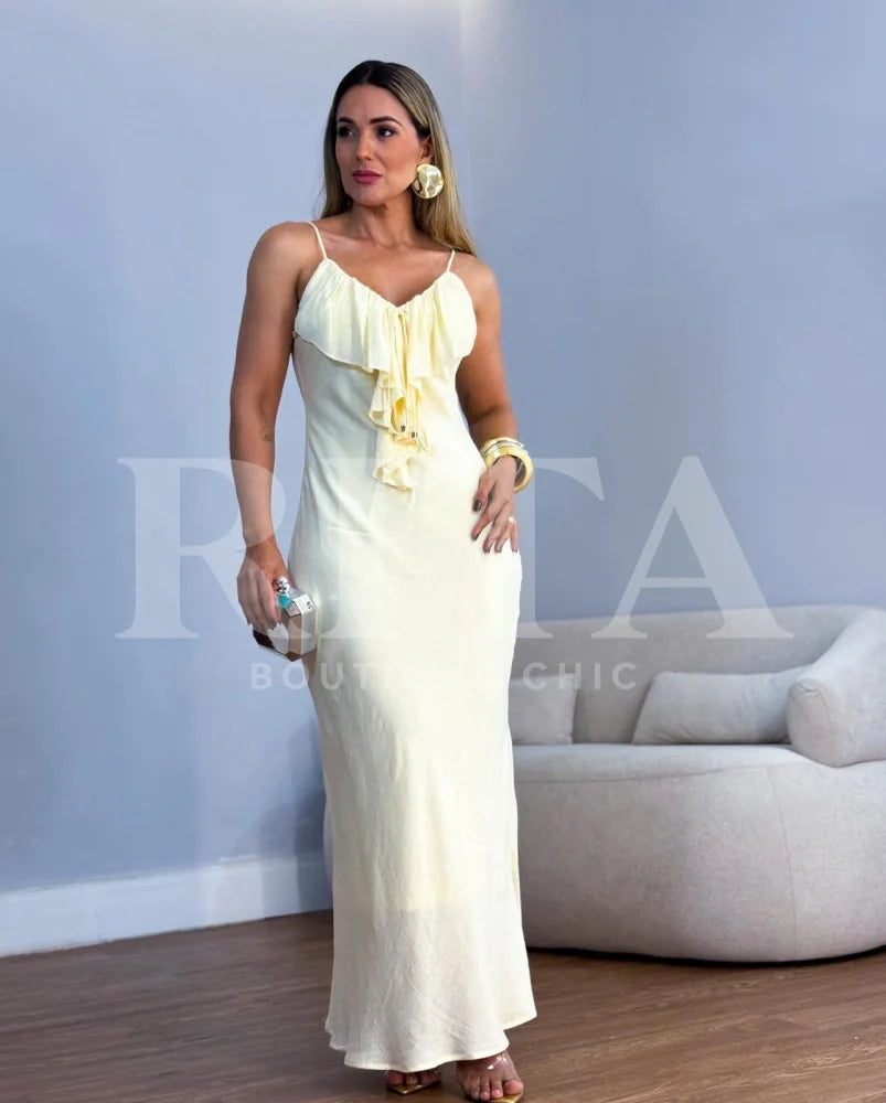 Vestido Brisa Mar P / Amarela vestido