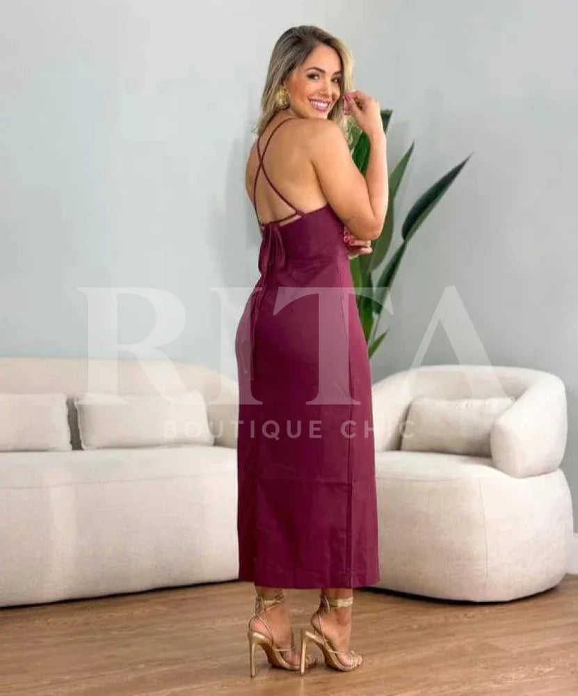Vestido com Fenda