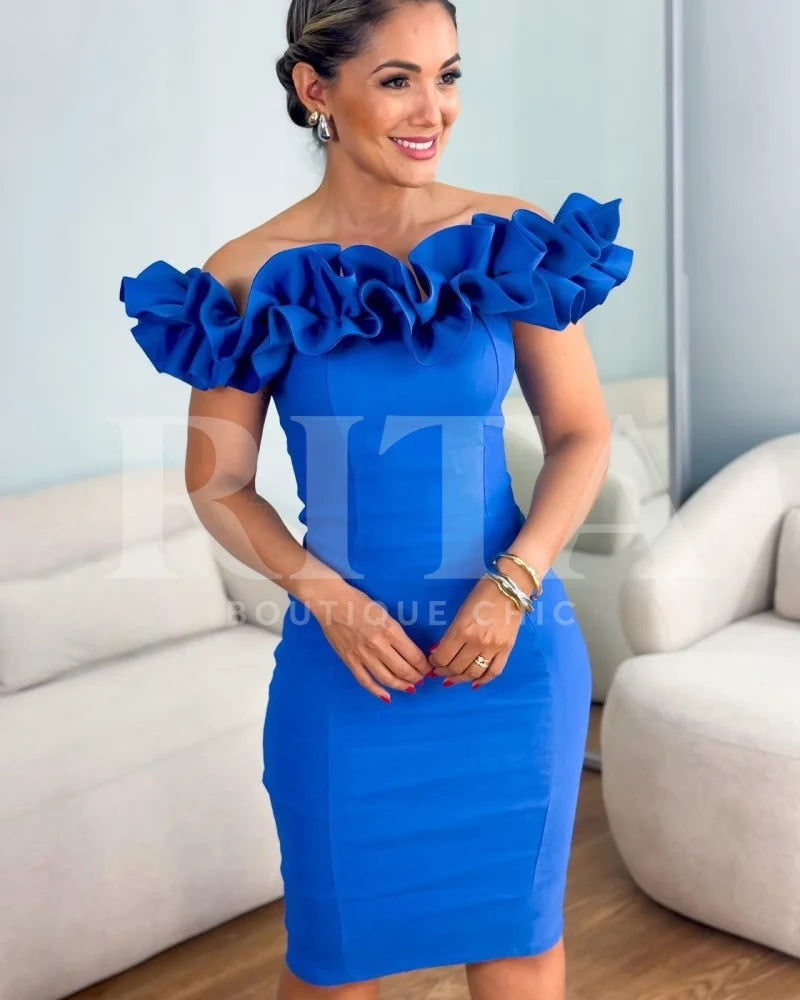 Vestido Desejo p / Azul macacao