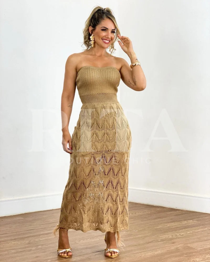 Vestido Essência Chic macacao