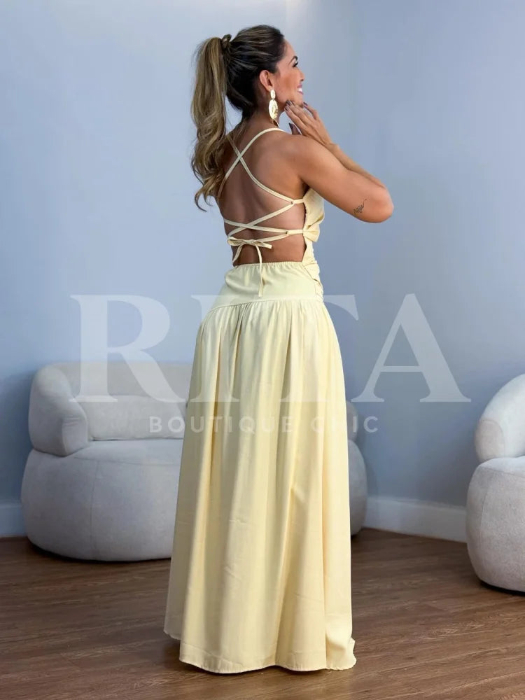 Vestido Marbella Amarelo vestido