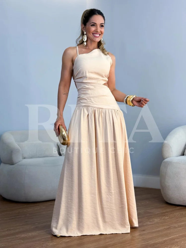 Vestido Marbella Bege vestido