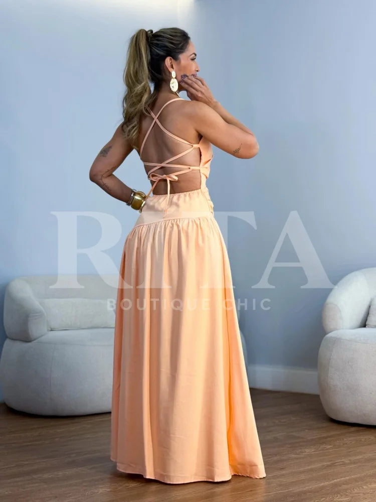 Vestido Marbella Laranja vestido