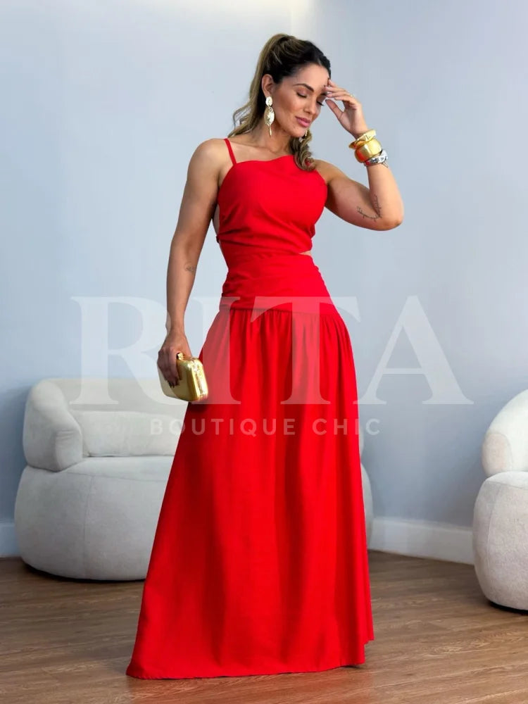 Vestido Marbella Vermelho vestido