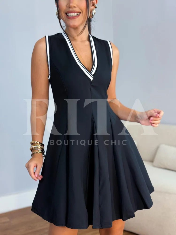 Vestido Solar Preto vestido